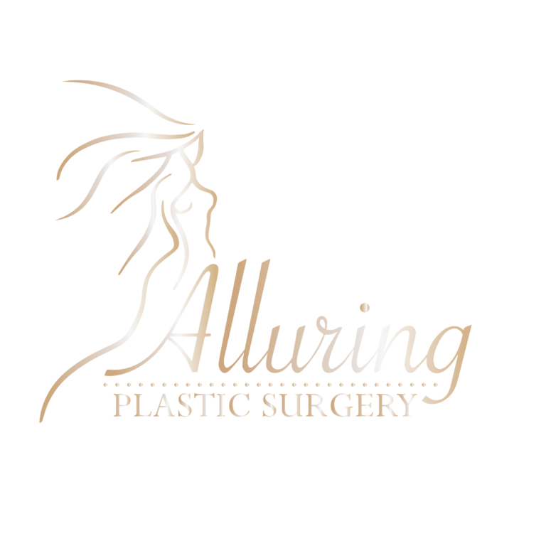 Alluring Plastic Surgery - Gold & White Logo